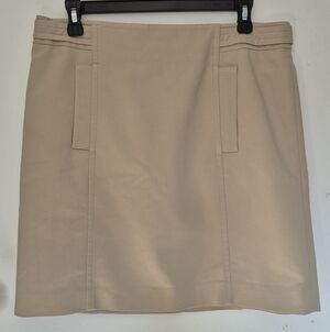 Ann Taylor Beige Mini Skirt